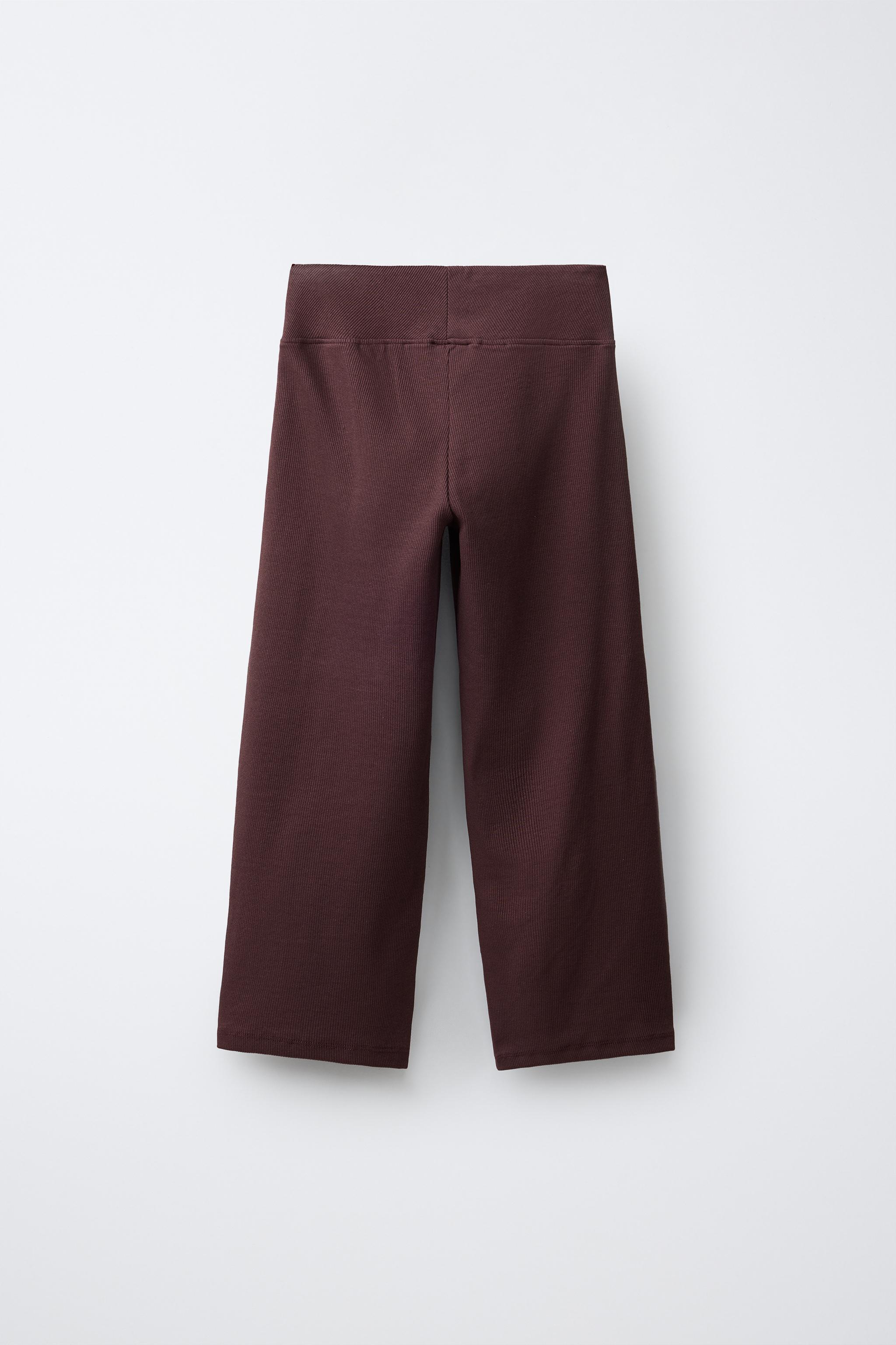 RIBBED TOP AND STRAIGHT PANTS SET